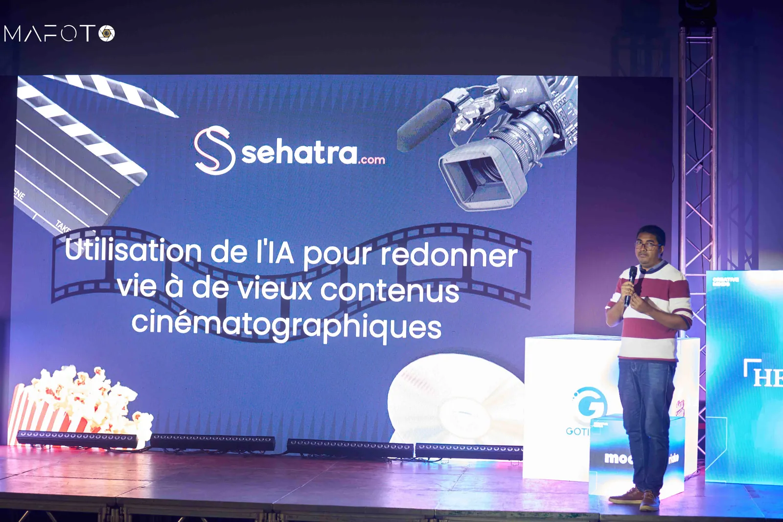 Conférence IA & Cinéma — Évènementiel